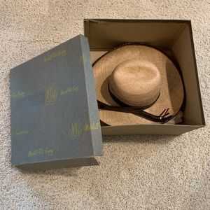 Straw hat. original Marshall fields chicago.